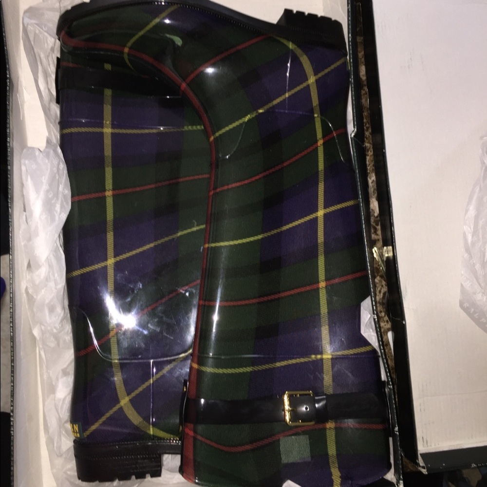 Ralph Lauren Polo Rain Boots.